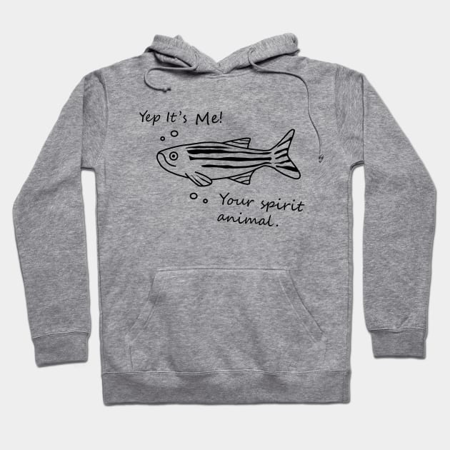 Zebrafish - Spirit animal Hoodie by olivergraham